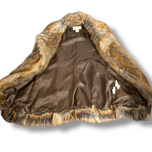 Vintage Y2K Ralph Lauren Denim & Supply Faux Fur Long Vest Boho Western Medium - Picture 7 of 12